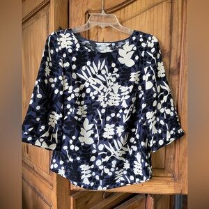 Boden 3/4 sleeve crepe blouse